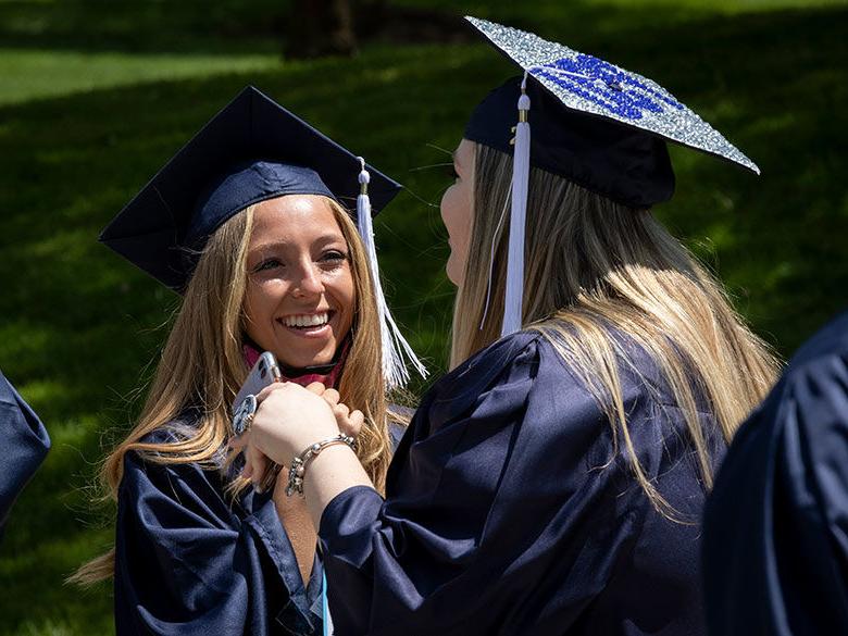 two graduates